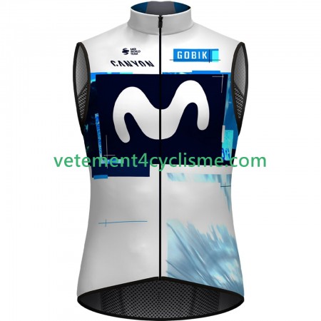Homme Gilet Cycliste Movistar Team 2025